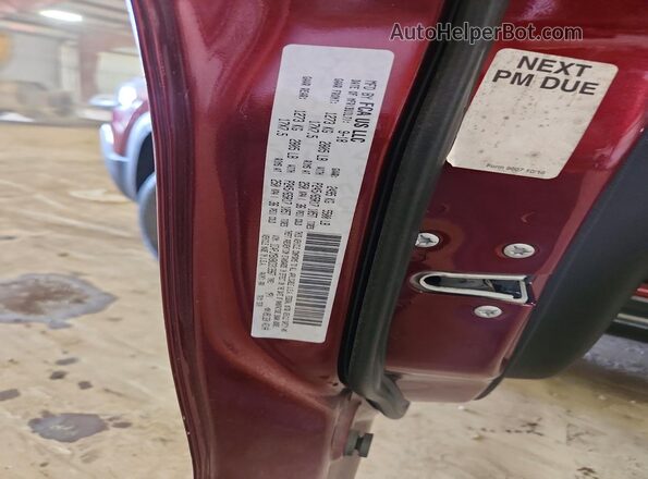 1C4PJMBX8KD313967 2019 JEEP CHEROKEE Burgundy Widok wnętrza 360 stopni