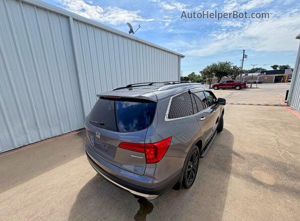 5FNYF5H98GB020171 2016 HONDA PILOT Gray Widok z przodu