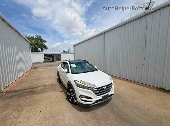 KM8J33A29JU745736 2018 HYUNDAI TUCSON White Задня ліва чверть