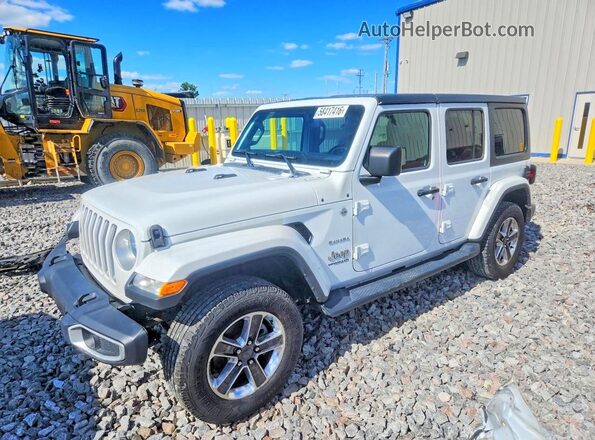 1C4HJXEN5LW230115 2020 JEEP WRANGLER White Հետևի ձախ