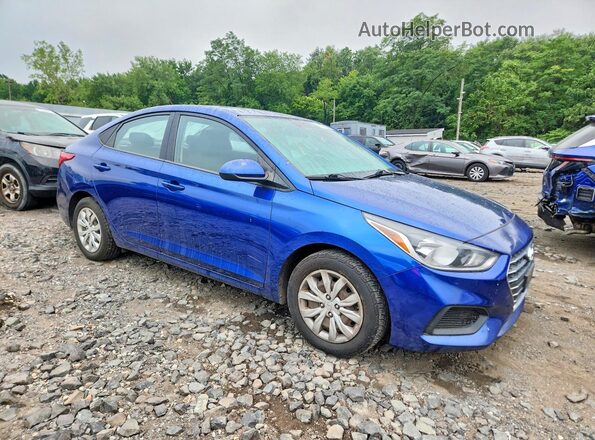3KPC24A39KE079380 2019 HYUNDAI ACCENT Blue წინა ხედი