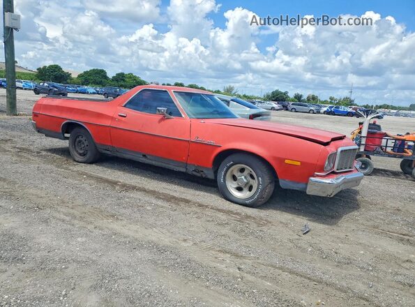 6A47H106170 1976 FORD RANCHERO Red Front right