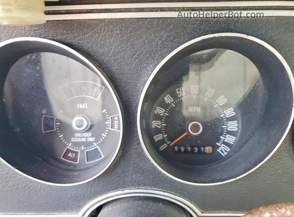 6A47H106170 1976 FORD RANCHERO Red Instrument cluster view