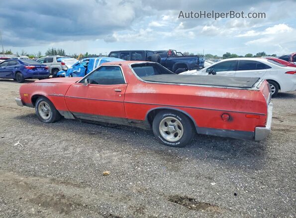 6A47H106170 1976 FORD RANCHERO Red Rear left