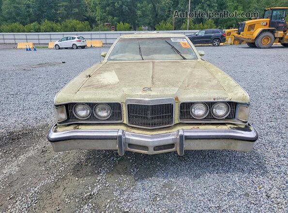 6A93H527168 1976 MERCURY COUGAR Beige Դիմացի տեսք