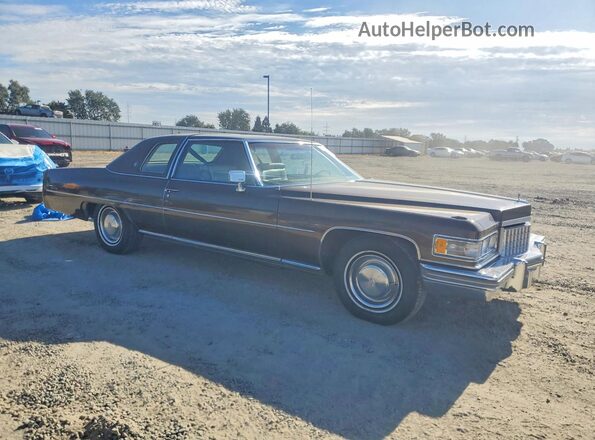 6D47S6Q165507 1976 CADILLAC DEVILLE Brown Delantero derecho
