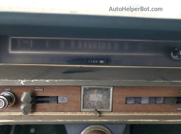 6D66C163552 1966 FORD GALAXIE Gray Vista del cuadro de instrumentos