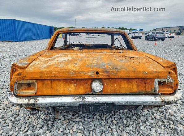 6F07T292481 1966 FORD UK Пожар Вид сзади