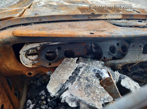6F07T292481 1966 FORD UK Пожар Вид щитка приборов
