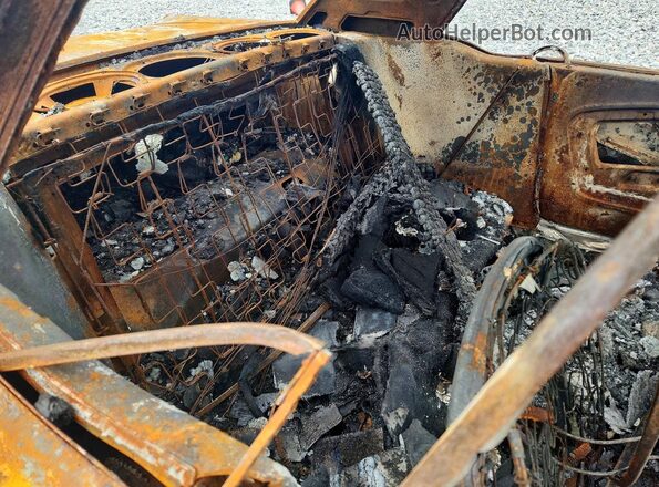 6F07T292481 1966 FORD UK Пожар Вид задних сидений