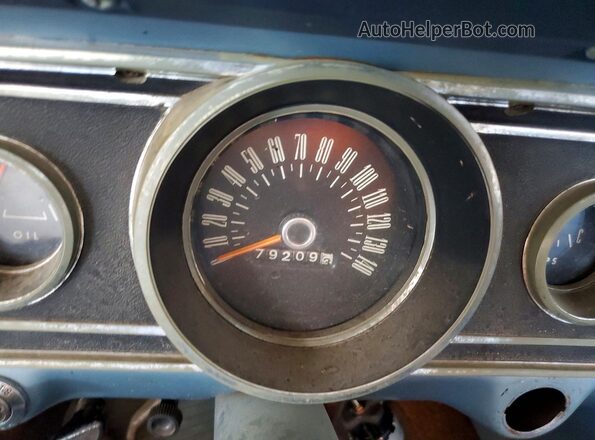6F08C335671 1966 FORD MUSTANG Blue ხელსაწყოთა პანელის ხედი