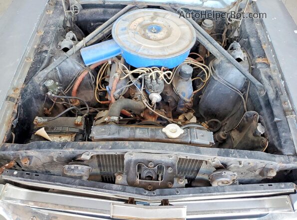 6F08C335671 1966 FORD MUSTANG Blue უკანა სალონის ხედი