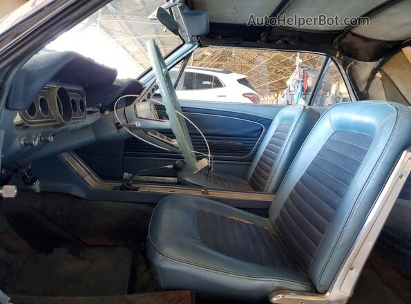 6F08C335671 1966 FORD MUSTANG Blue წინა სალონის ხედი