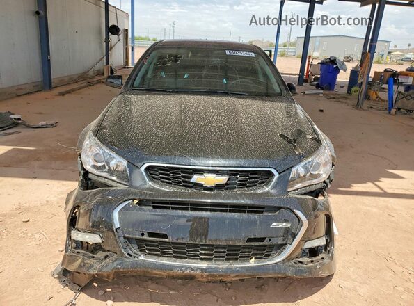 6G3F15RWXGL205591 2016 CHEVROLET SS Black წინა ხედი