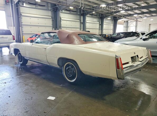 6L67S6243531 1976 CADILLAC ELDORADO White უკანა მარცხენა