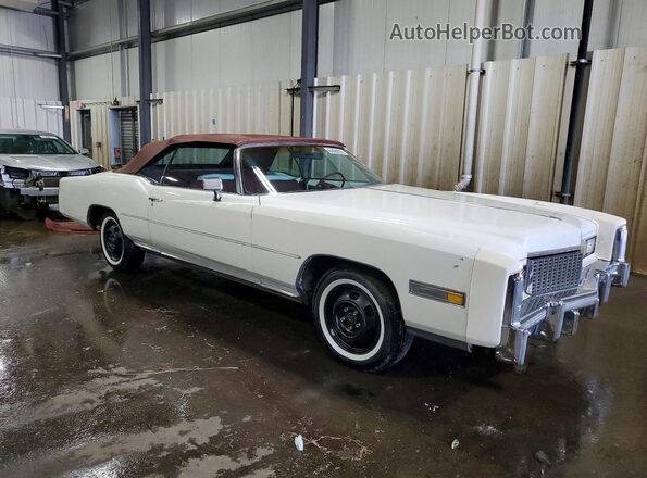 6L67S6243531 1976 CADILLAC ELDORADO White წინა მარჯვენა