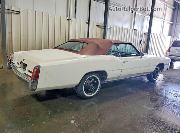 6L67S6243531 1976 CADILLAC ELDORADO White უკანა მარჯვენა