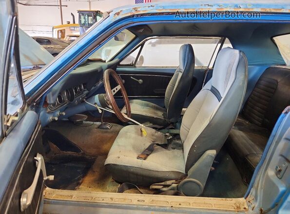 6R07C167435 1966 FORD MUSTANG Blue Սալոնի դիմացի տեսք