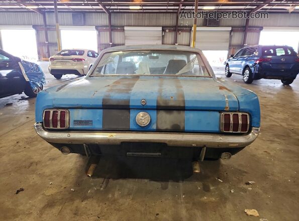 6R07C167435 1966 FORD MUSTANG Blue Հետևի տեսք