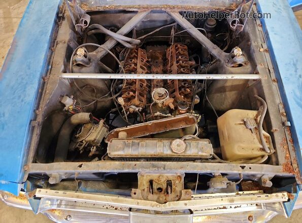 6R07C167435 1966 FORD MUSTANG Blue Սալոնի հետևի տեսք