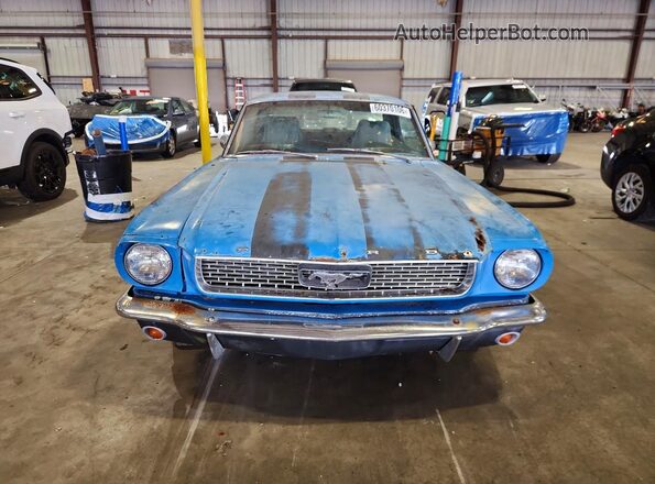 6R07C167435 1966 FORD MUSTANG Blue Դիմացի տեսք