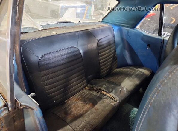 6R07C167435 1966 FORD MUSTANG Blue Հետևի նստատեղերի տեսք