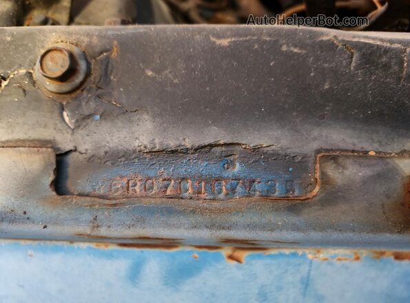 6R07C167435 1966 FORD MUSTANG Blue Շարժիչի բաժամունքի տեսք