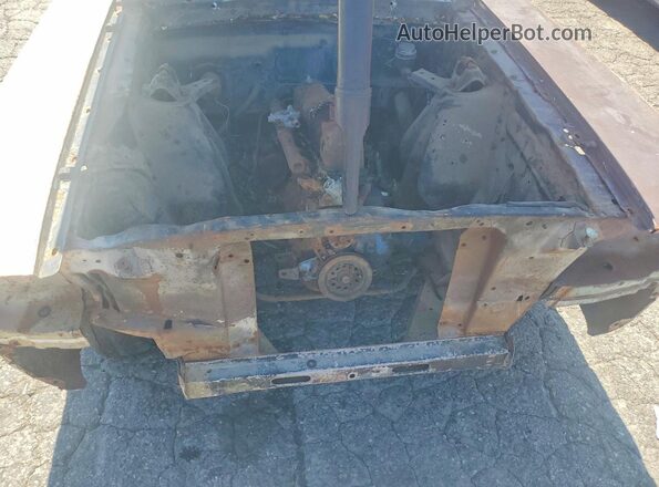 6R07T127989 1966 FORD MUSTANG Коричневый Вид задней части салона