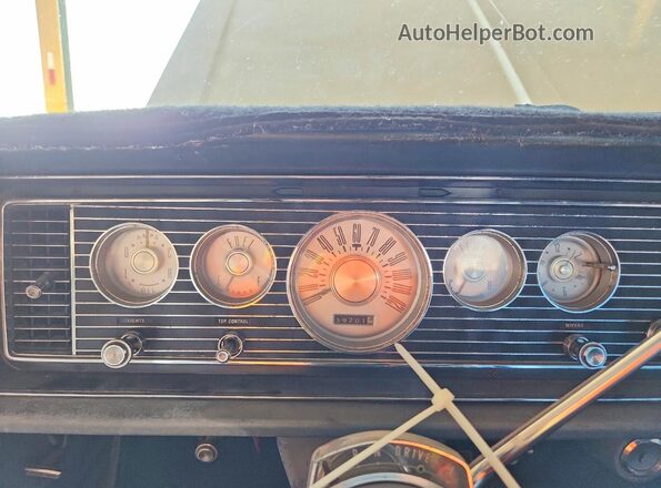 6W45Q537344 1966 MERCURY MONTEREY White Widok zestawu wskaźników