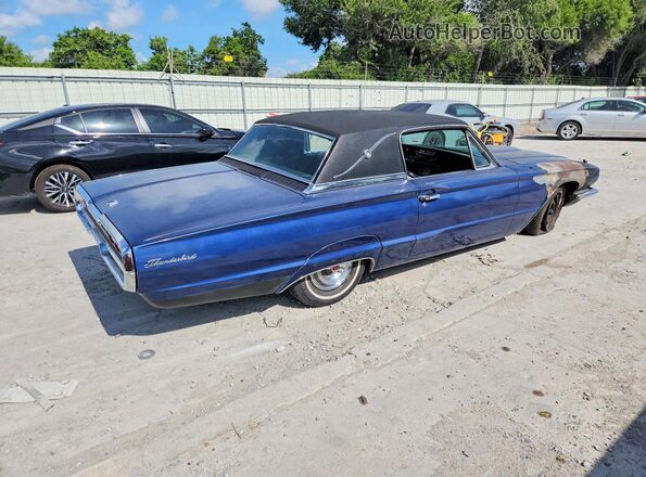 6Y87Z142587 1966 FORD THUNDERBIRD Blue Задня права чверть