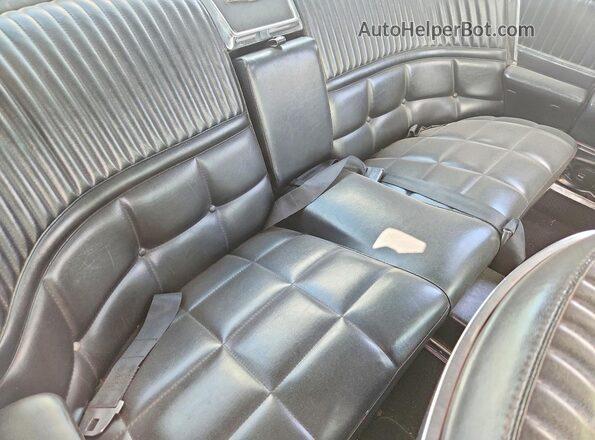 6Y87Z142587 1966 FORD THUNDERBIRD Blue Вид задніх сидінь