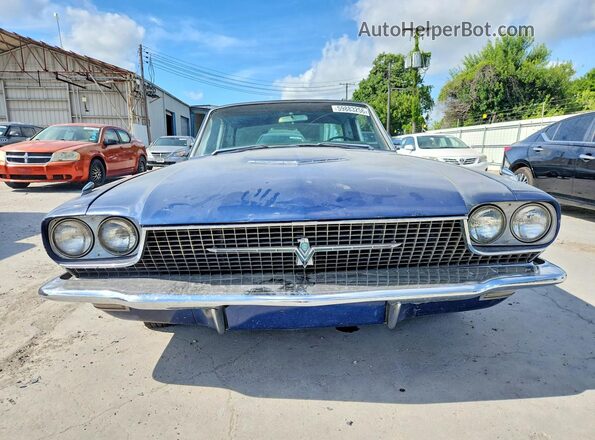 6Y87Z142587 1966 FORD THUNDERBIRD Blue Вид спереду