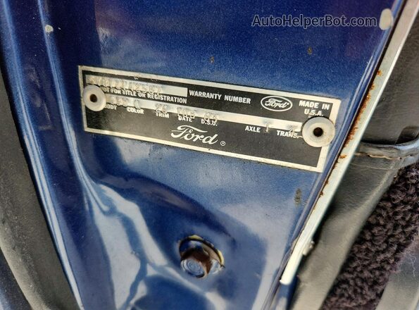 6Y87Z142587 1966 FORD THUNDERBIRD Blue Вид підкапотного простору