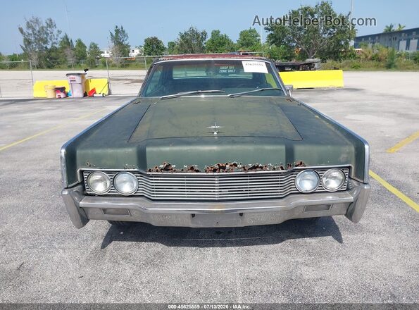 6Y89G451863       1970 LINCOLN CONTINENTA Green Vista del cuadro de instrumentos