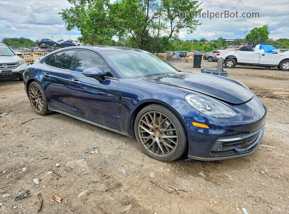 WP0AA2A78JL100906 2018 PORSCHE PANAMERA Синий Вид спереди