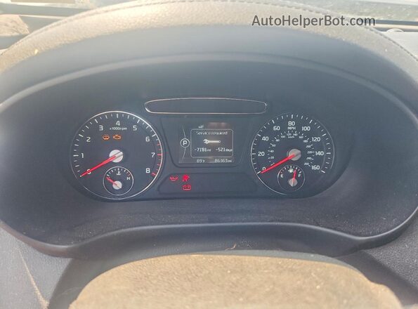 5XYPGDA52GG078585 2016 KIA SORENTO Gray Вид задніх сидінь