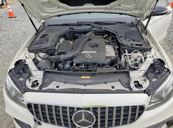 WDDZF4KB5JA344534 2018 MERCEDES-BENZ E White Вид підкапотного простору