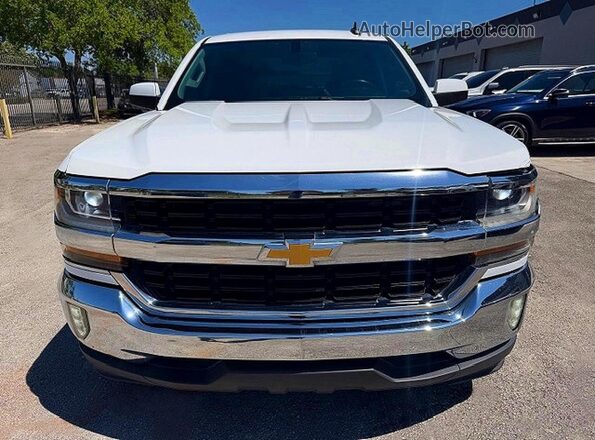 3GCPCRECXJG597832 2018 CHEVROLET SILVERADO Белый Вид сзади
