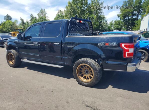 1FTEW1EG0JFB05538 2018 FORD F150 Black Հետևի աջ