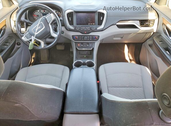 3GKALUEU2JL222689 2018 GMC TERRAIN Black Widok zestawu wskaźników