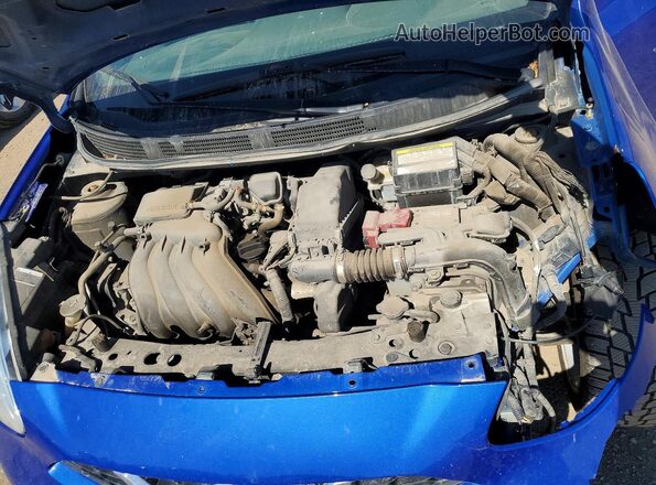 3N1CK3CPXGL246958 2016 NISSAN MICRA Blue Engine compartment view
