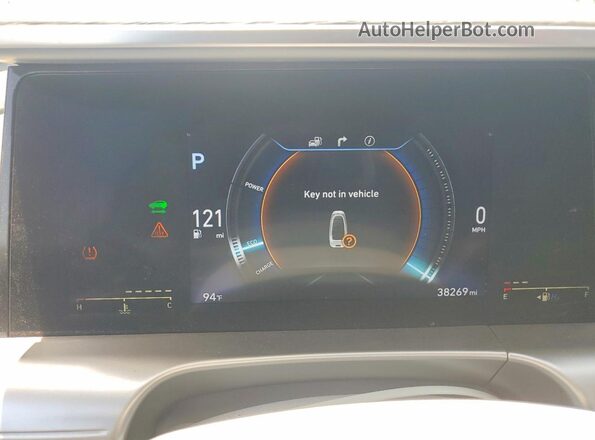 KM8J84A66MU013515 2021 HYUNDAI NEXO White Հետևի նստատեղերի տեսք