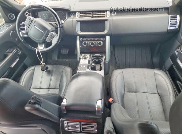 SALGS2FK5HA344032 2017 LAND ROVER RANGE ROVER White Вид щитка приладів