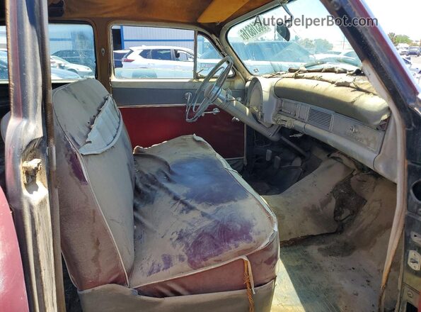 70134845 1953 CHRYSLER WINDSOR Burgundy Front interior view