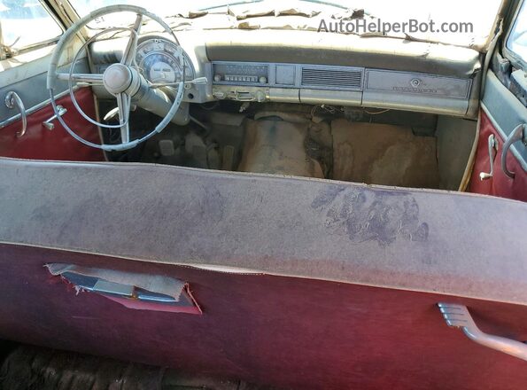 70134845 1953 CHRYSLER WINDSOR Burgundy Dashboard view