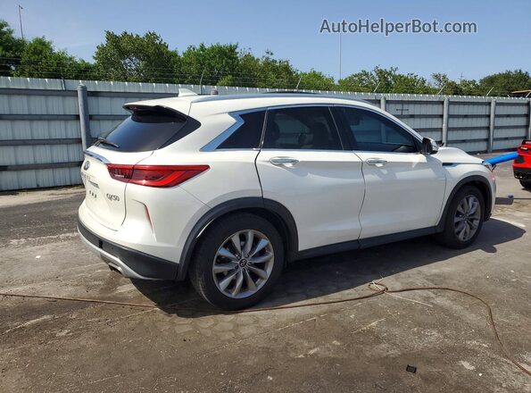 3PCAJ5M10LF102521 2020 INFINITI QX50 White Delantero derecho