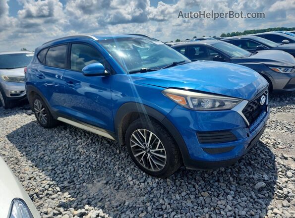 KM8J3CAL7KU011526 2019 HYUNDAI TUCSON Blue წინა ხედი