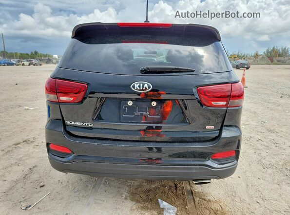 5XYPG4A35KG569496 2019 KIA SORENTO Black წინა სალონის ხედი