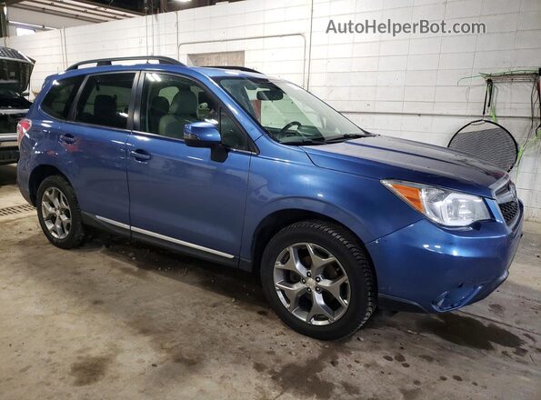 JF2SJAXC3GH511789 2016 SUBARU FORESTER Blue Front view