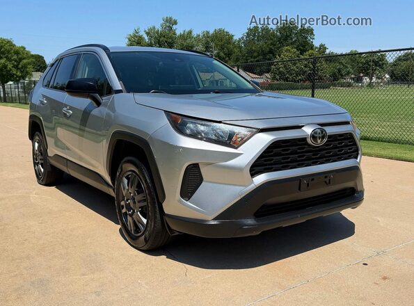 JTMF1RFV3KJ005186 2019 TOYOTA RAV4 Silver Rear left